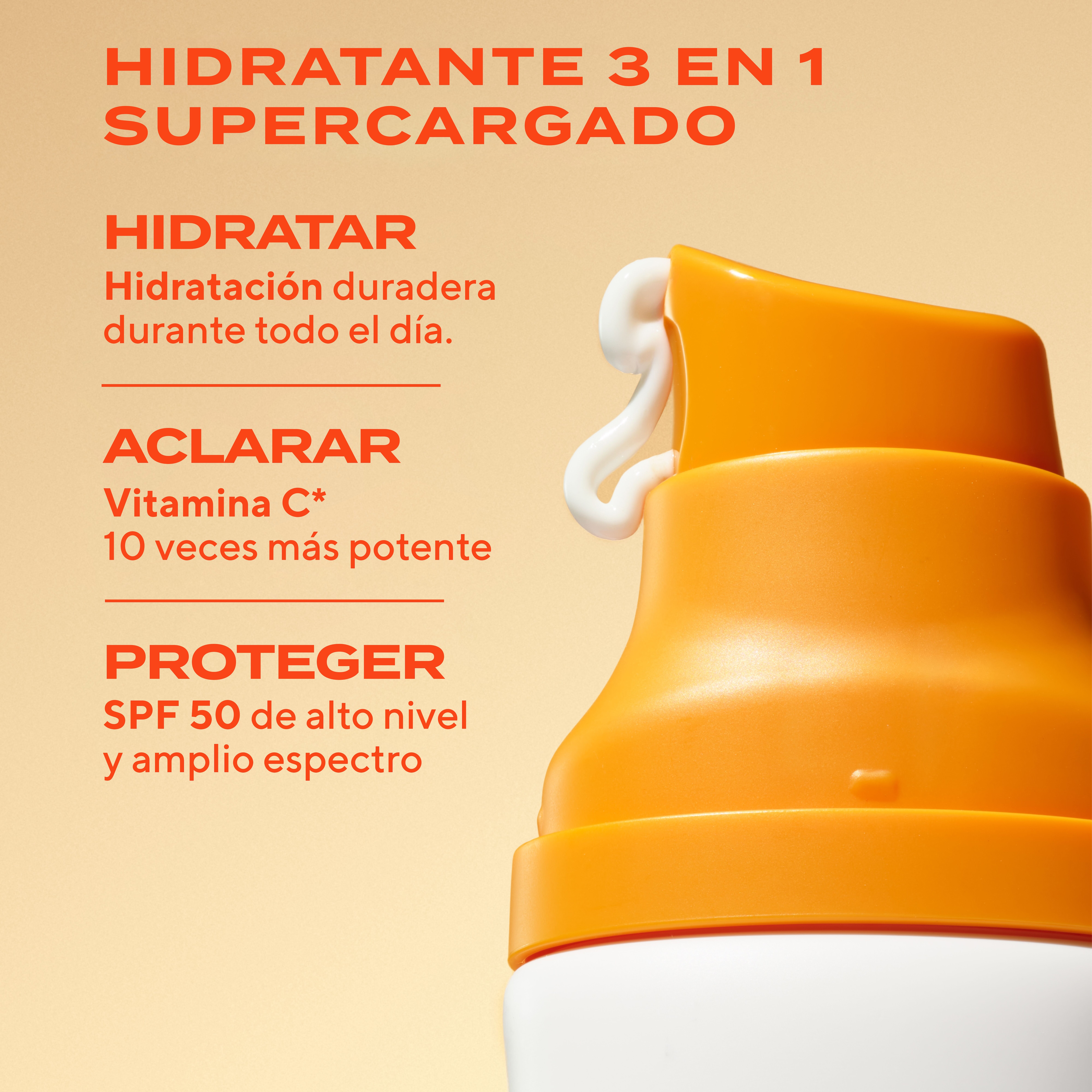 SUPERACTIVE SPF 50 MOISTURIZER: BRIGHTENING (CREMA HIDRATANTE LUMINOSA)